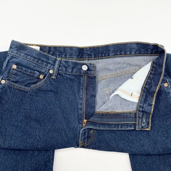 Levis 550 Mens Jeans Size 36x30 Tapered Leg Relaxed Fit Street Classic Preppy - Picture 6 of 16